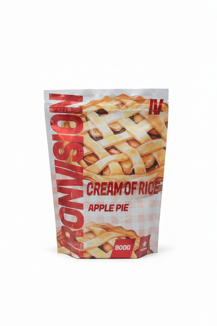 IronVision Cream of Rice Apple Pie - White Background